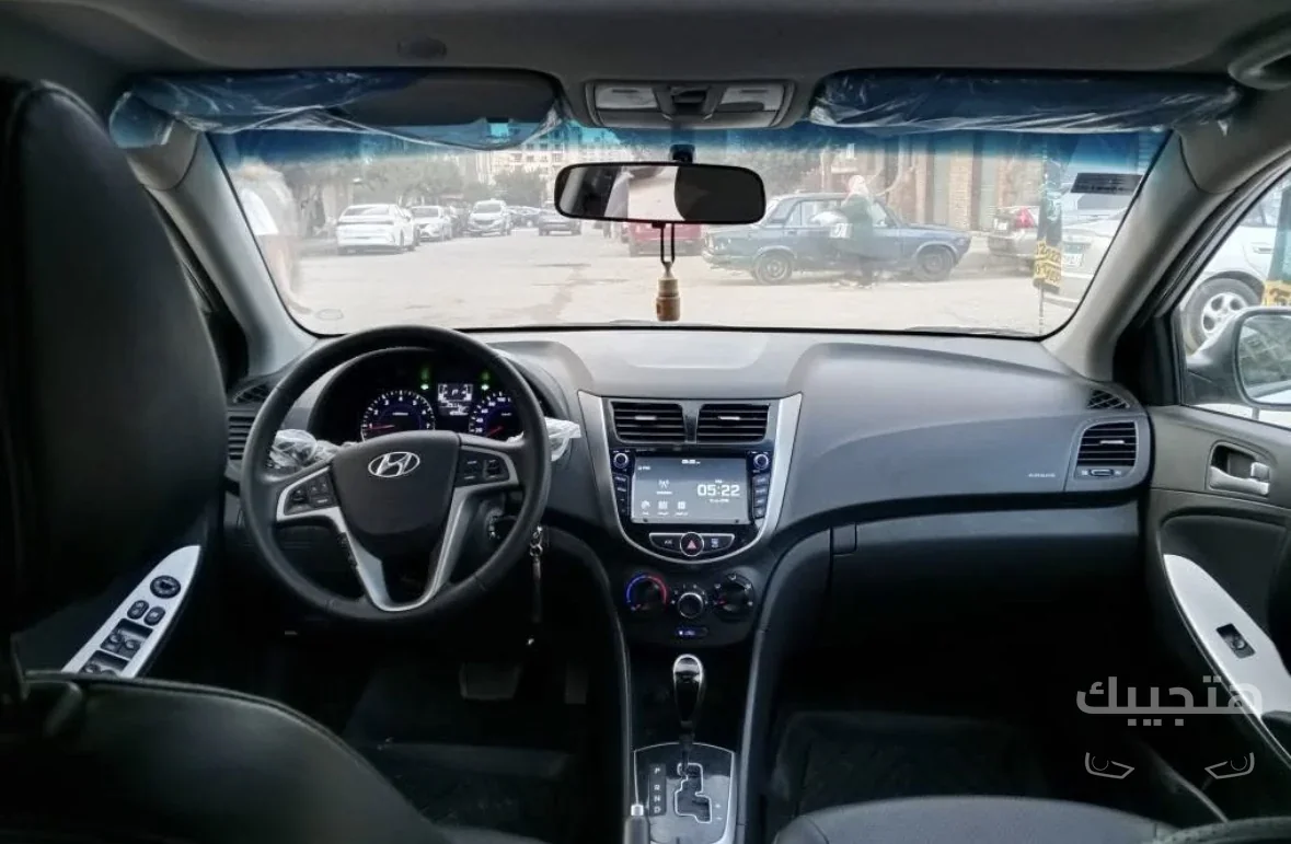 Interior view of 2025 Hyundai Accent