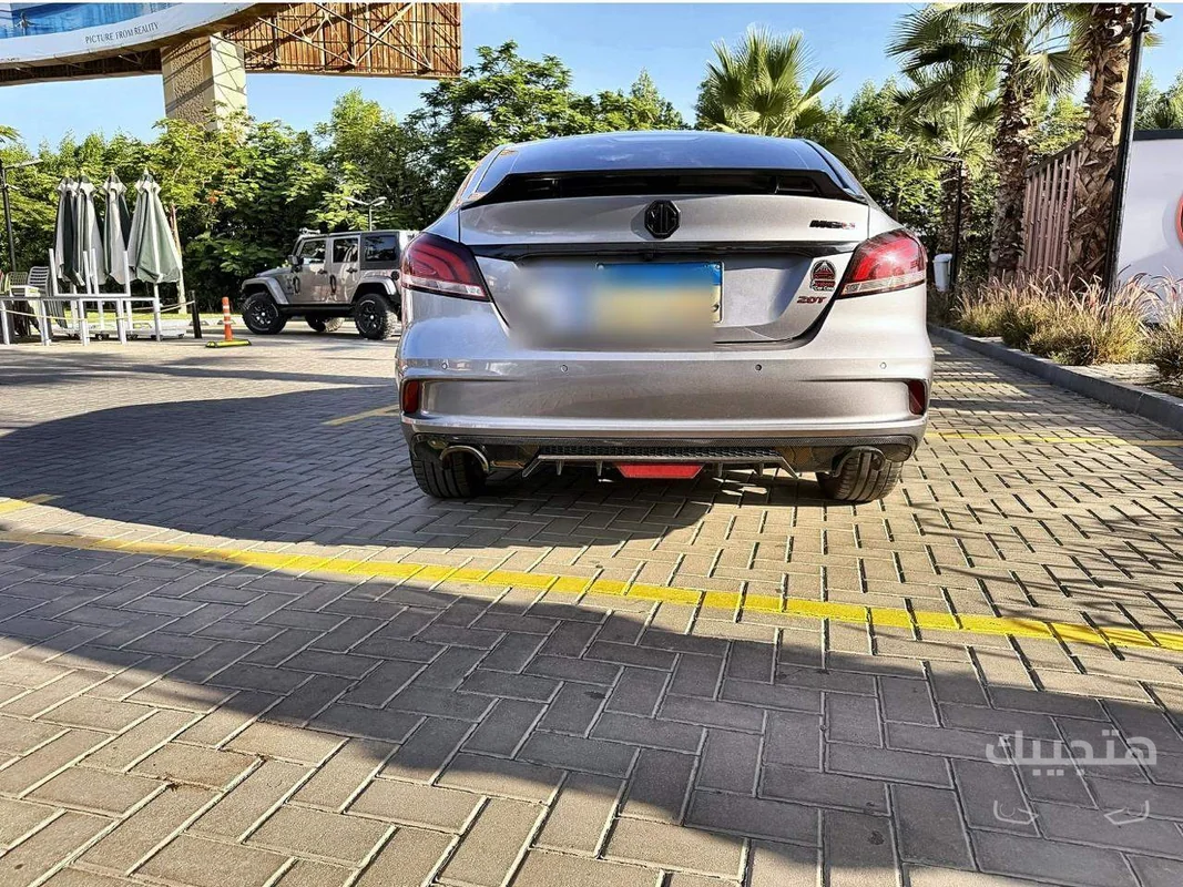Rear view of 2021 MG 6