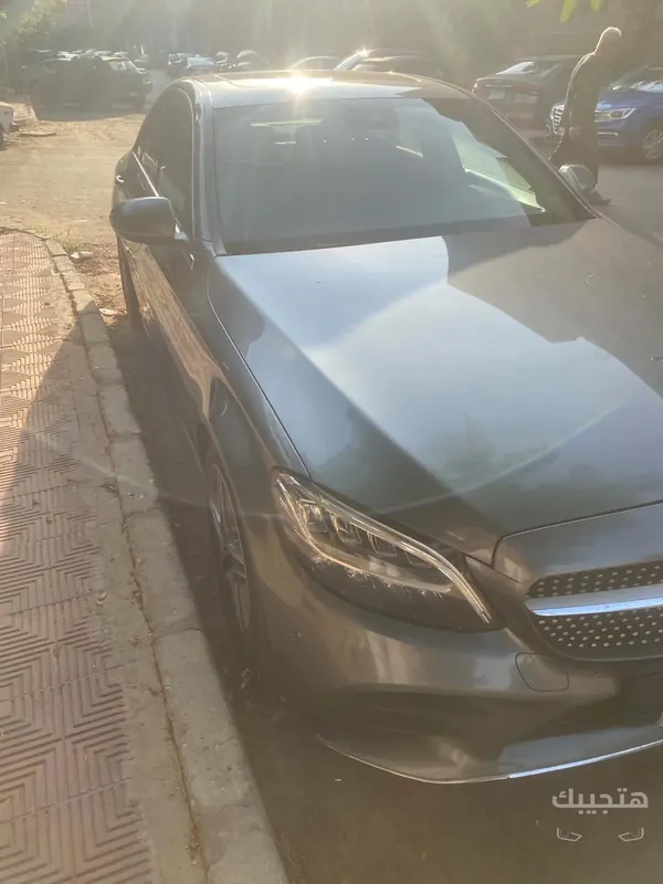 Front and side view of 2019 Mercedes-Benz C200