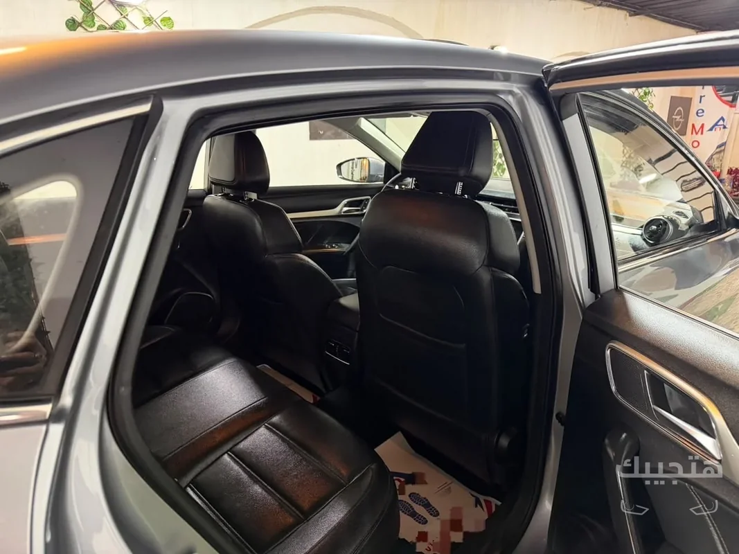 Interior view of 2021 MG 6