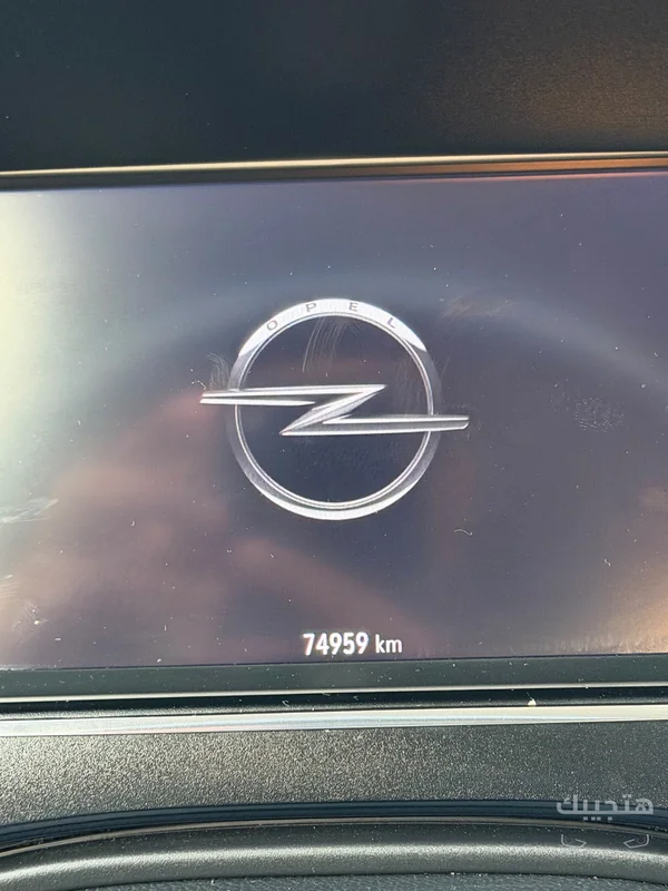 Dashboard view of 2022 Opel Corsa