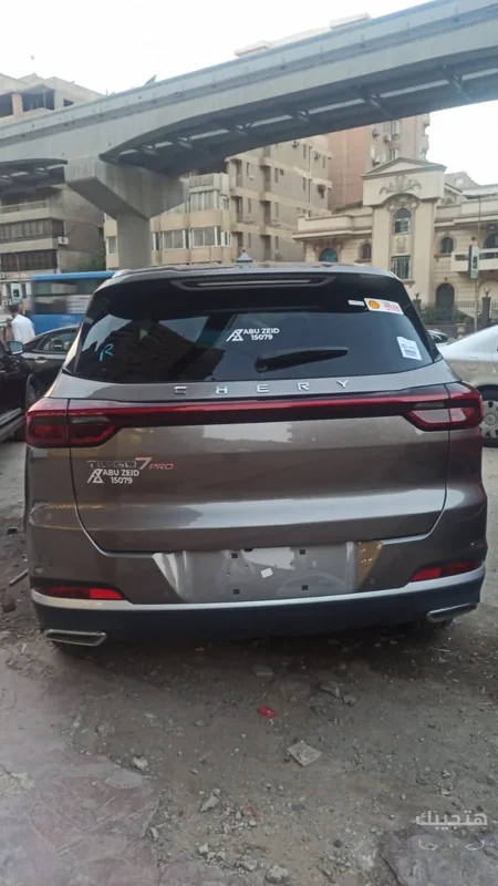 Rear view of 2027 Chery Tiggo 7 Pro