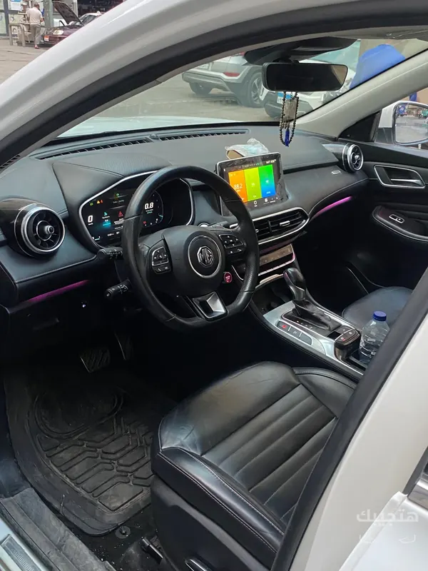 Interior view of 2021 MG HS
