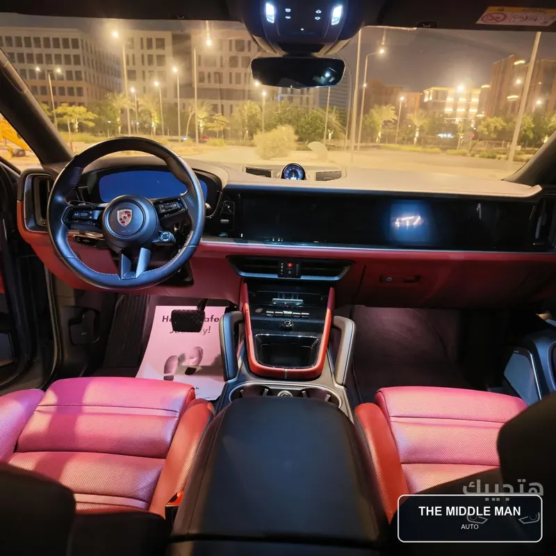 Interior view of 2024 Porsche Cayenne