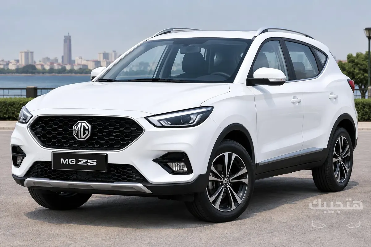 Front and side view of 2024 MG ZS