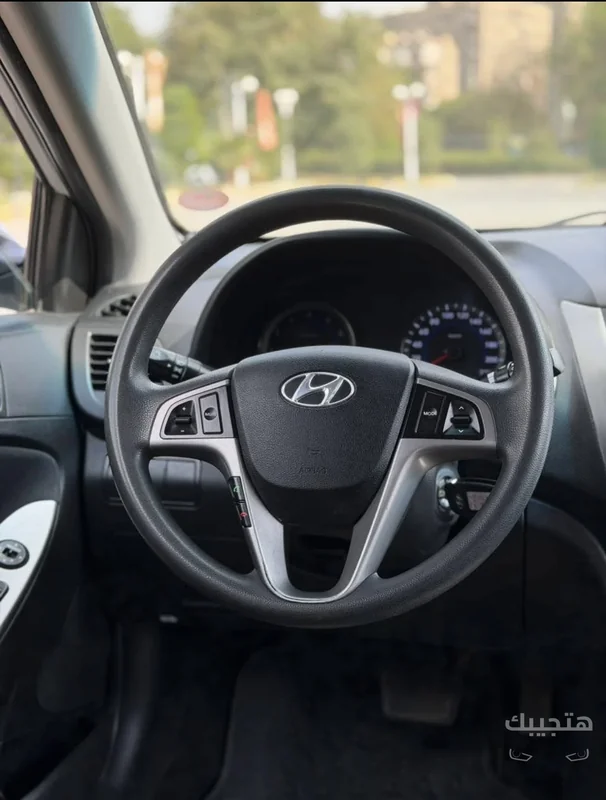 Interior view of 2025 Hyundai Accent