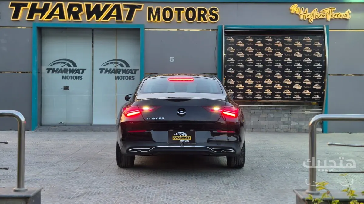 Rear view of 2024 Mercedes-Benz CLA 200