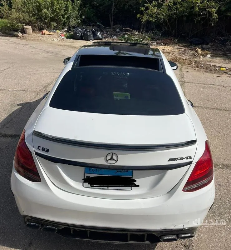 Rear view of 2019 Mercedes-Benz C180