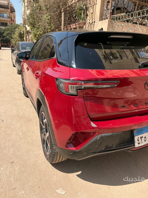 Rear and side view of 2022 Opel Mokka