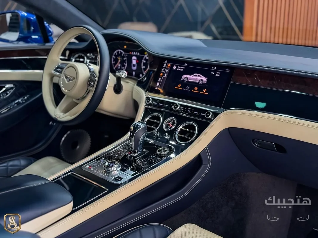 Interior view of 2021 Bentley Continental GT
