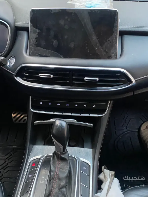 Interior view of 2021 MG HS