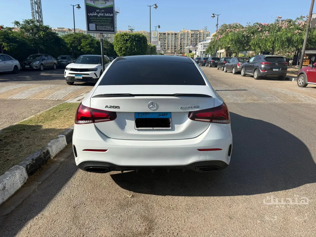 Rear view of 2021 Mercedes-Benz A200