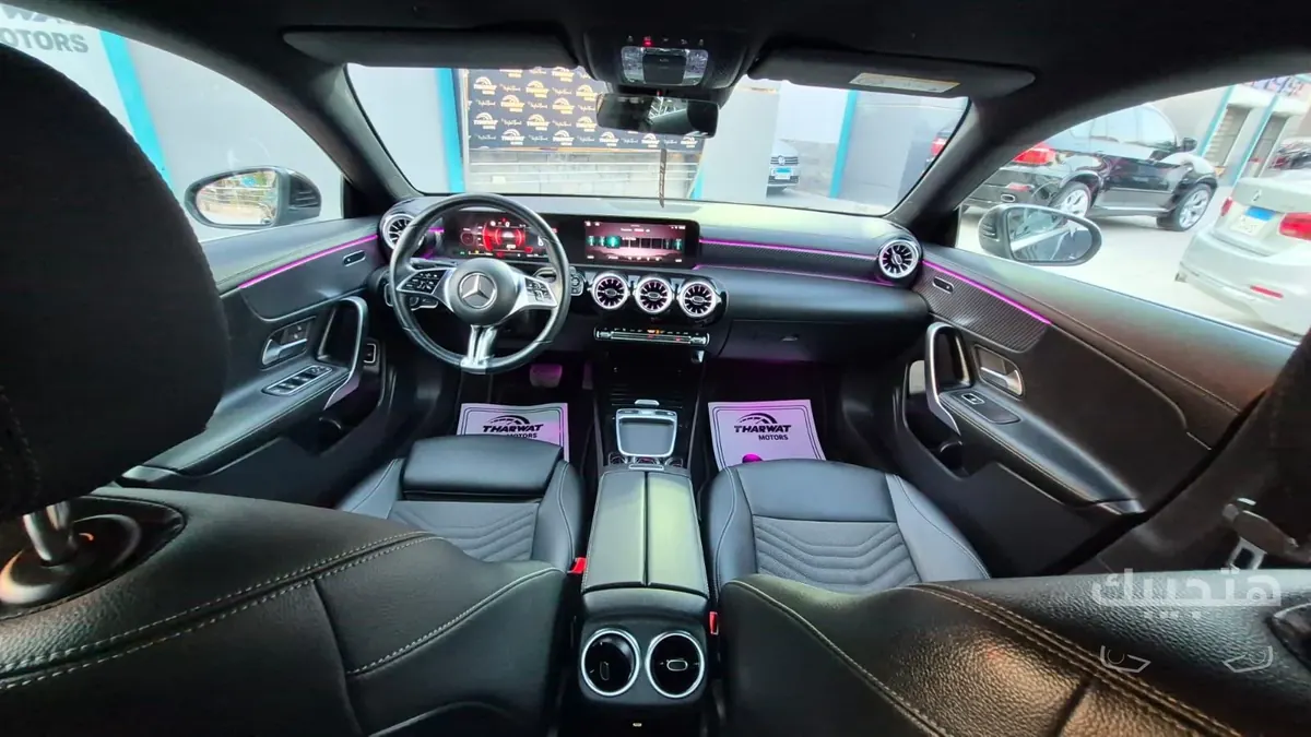 Interior view of 2024 Mercedes-Benz CLA 200