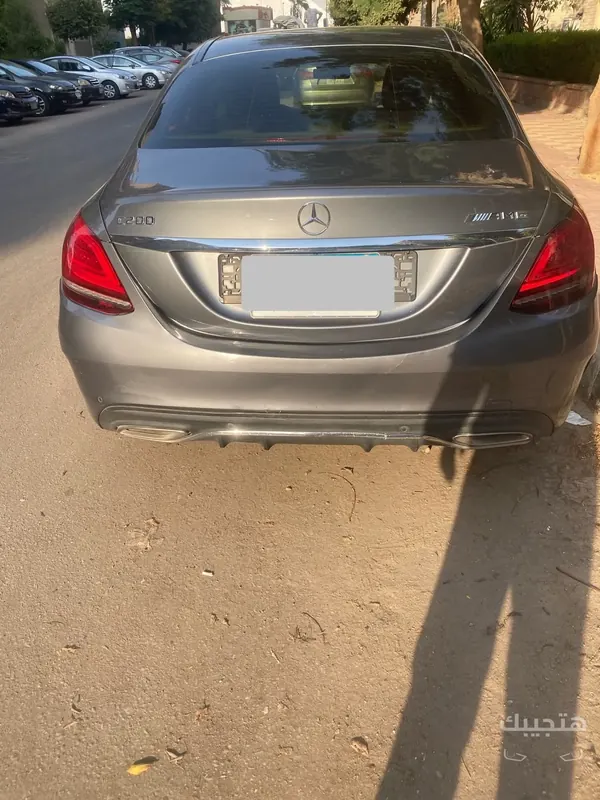 Rear view of 2019 Mercedes-Benz C200