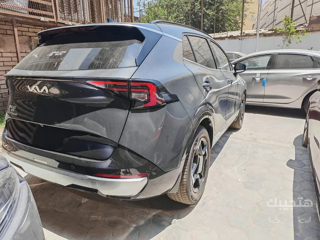 Rear and side view of 2027 Kia Sportage