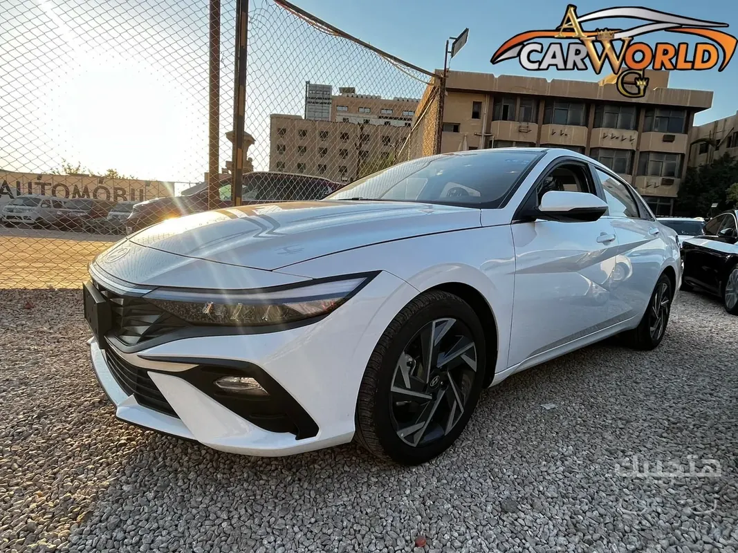 Front and side view of 2026 Hyundai Elantra