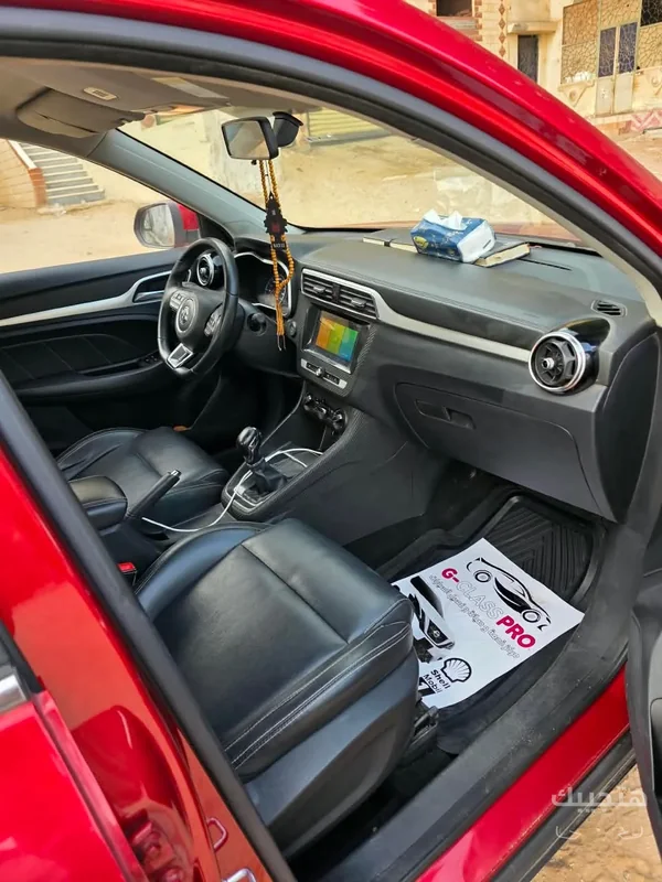 Interior view of 2019 MG ZS