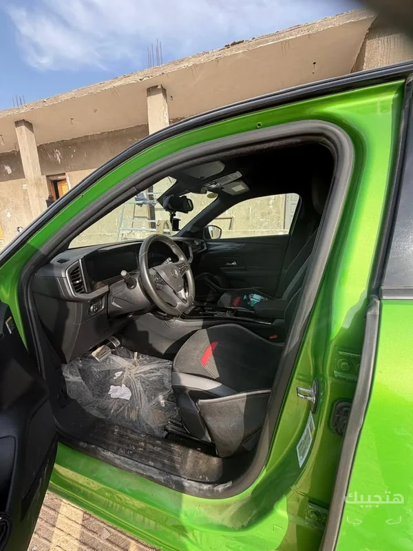 Interior and side view of 2024 Opel Mokka
