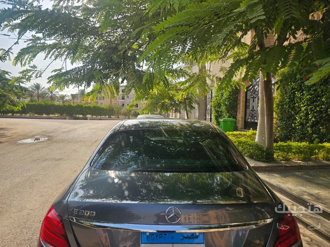 Rear view of 2020 Mercedes-Benz E200