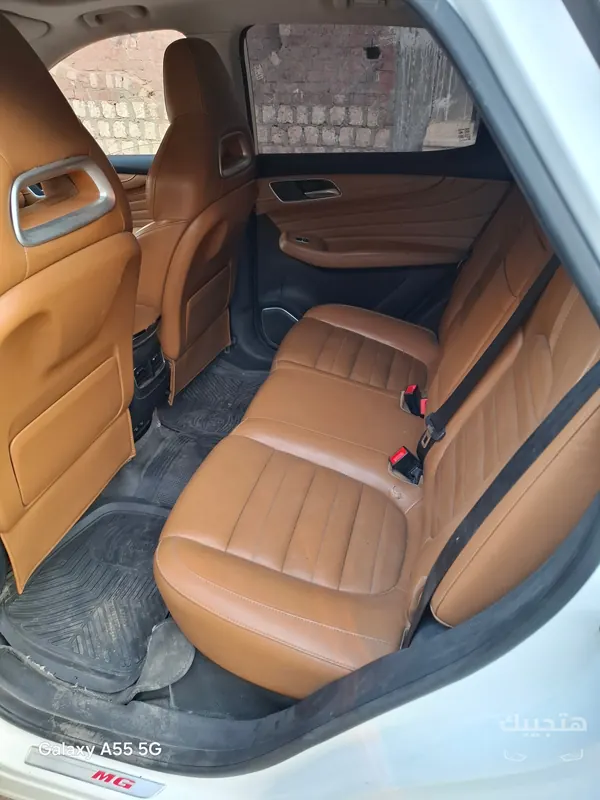 Interior view of 2021 MG HS