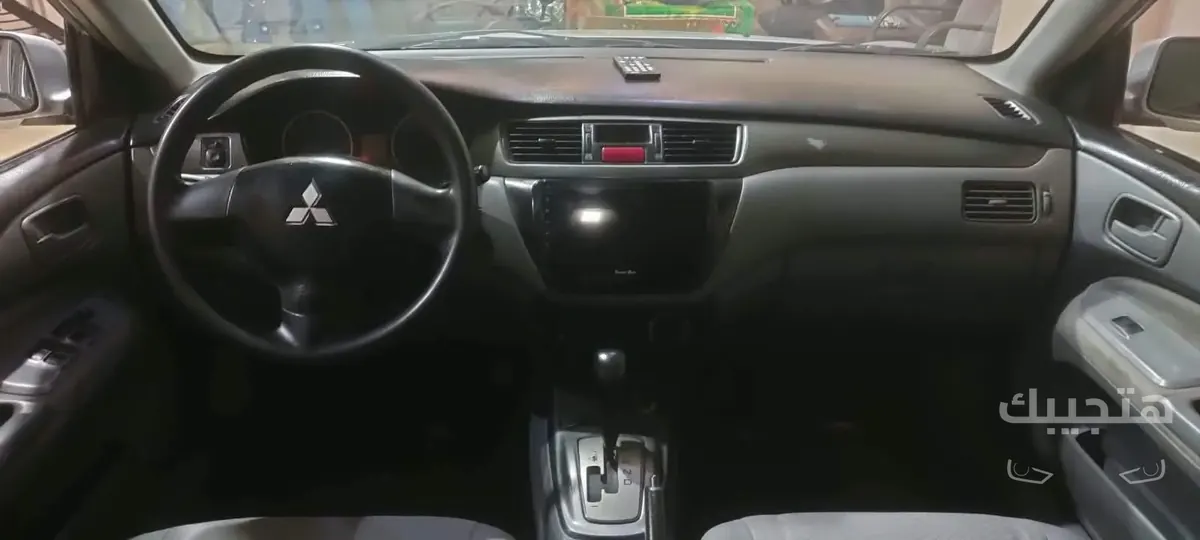 Interior view of 2014 Mitsubishi Lancer