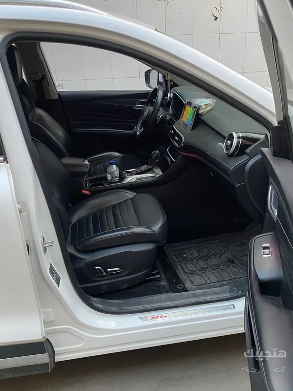Interior view of 2021 MG HS