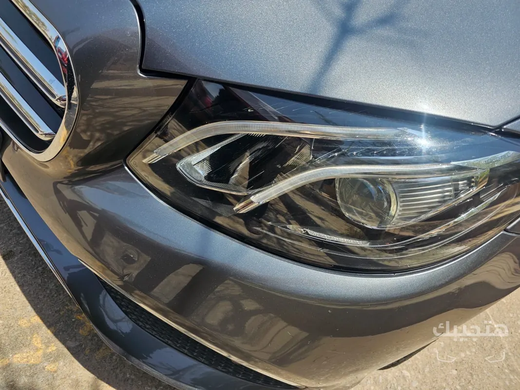 Front and side view of 2020 Mercedes-Benz E200