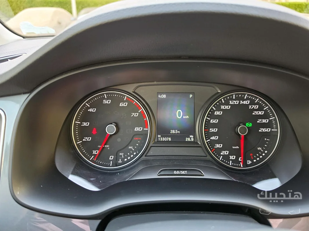 Dashboard view of 2021 SEAT Ateca