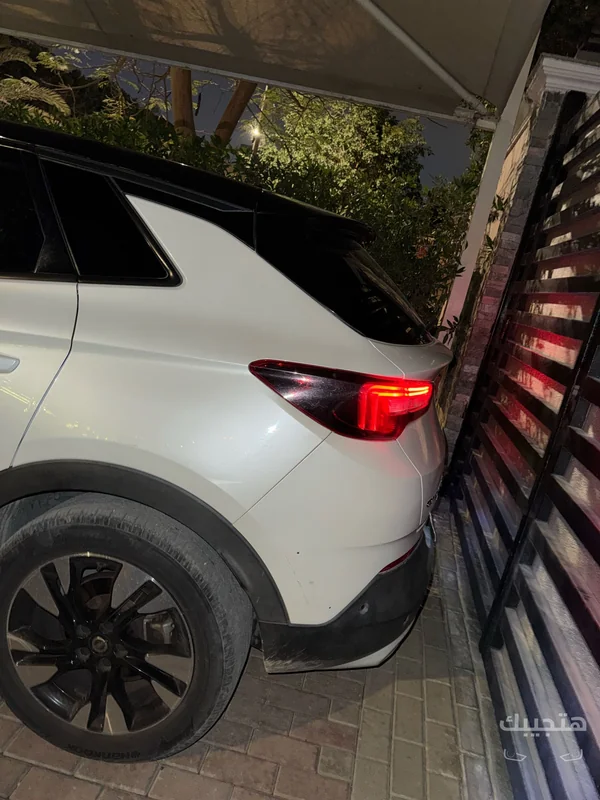 Rear and side view of 2021 Opel Grandland
