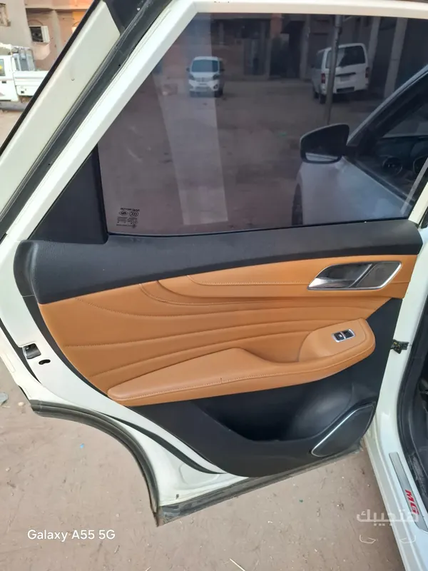 Interior view of 2021 MG HS