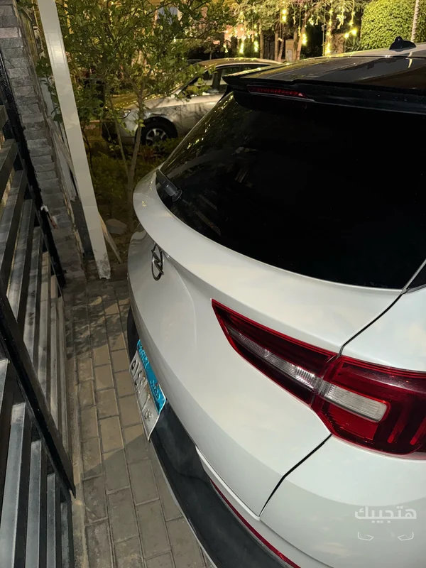 Rear and side view of 2021 Opel Grandland