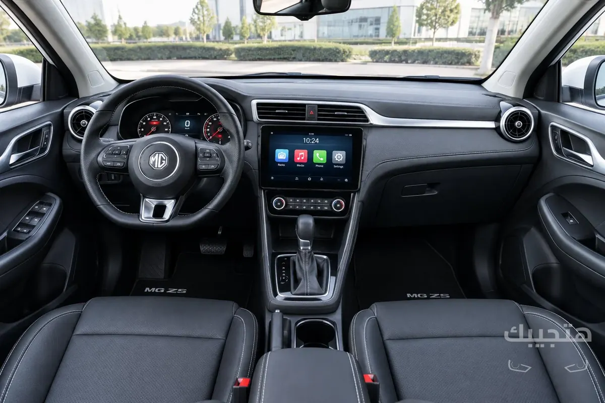 Interior view of 2024 MG ZS