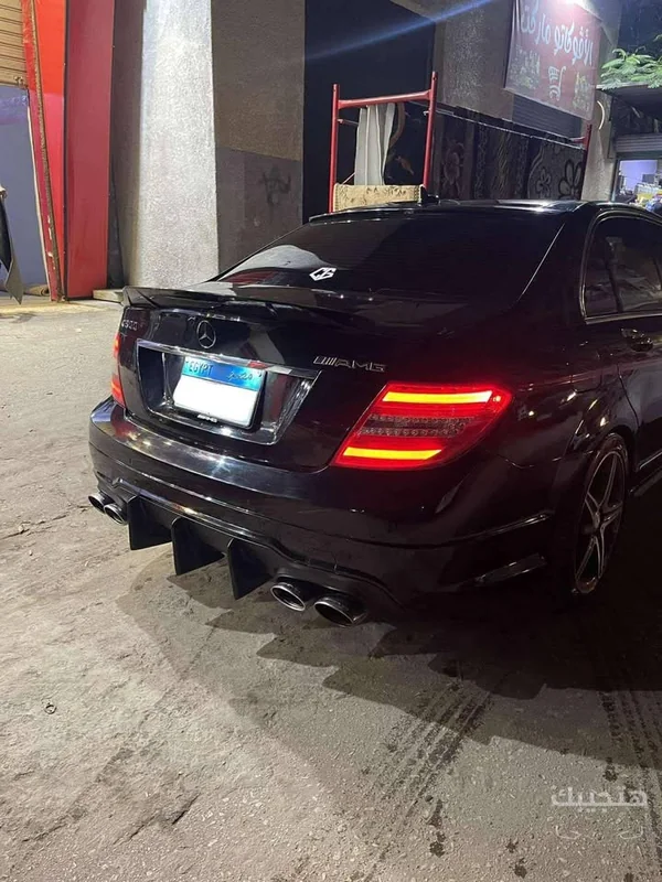 Rear view of 2014 Mercedes-Benz C300