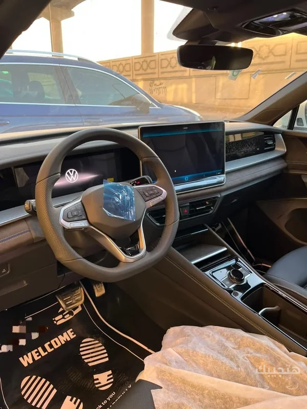 Dashboard and interior view of 2026 Volkswagen Tayron