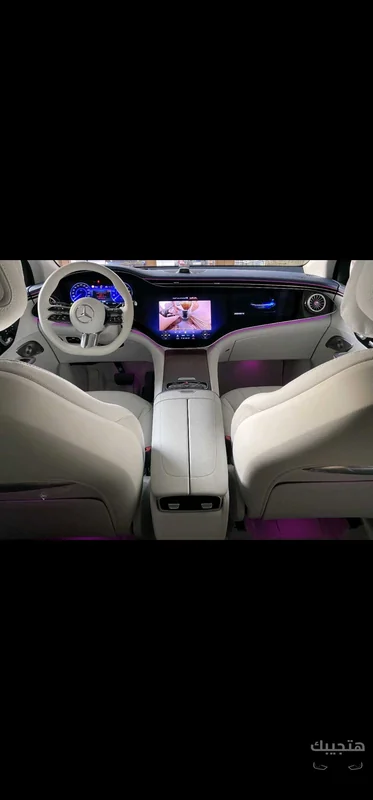 Interior view of 2026 Mercedes-Benz EQE 350