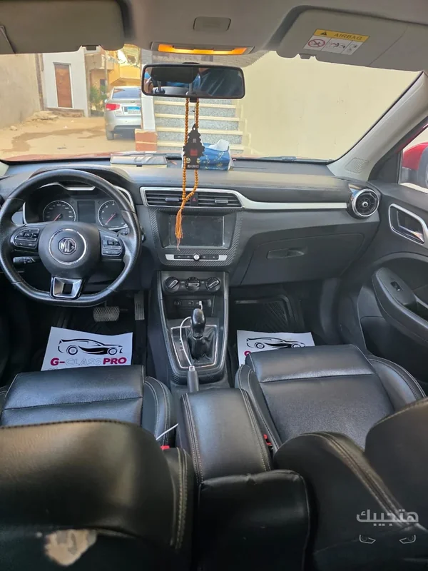 Interior view of 2019 MG ZS