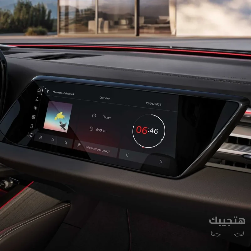 Interior view of 2026 Audi A6