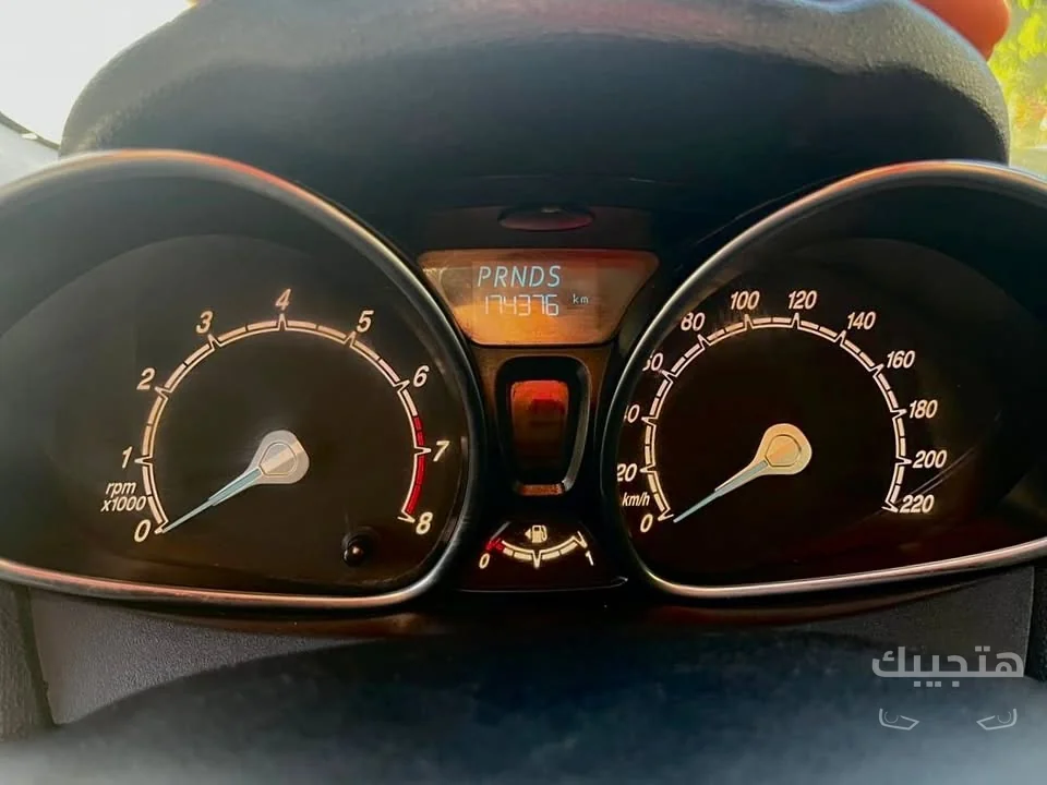 Dashboard view of 2015 Ford Fiesta