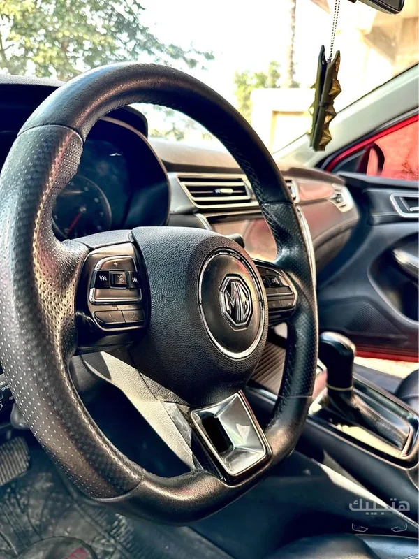 Interior view of 2021 MG 5