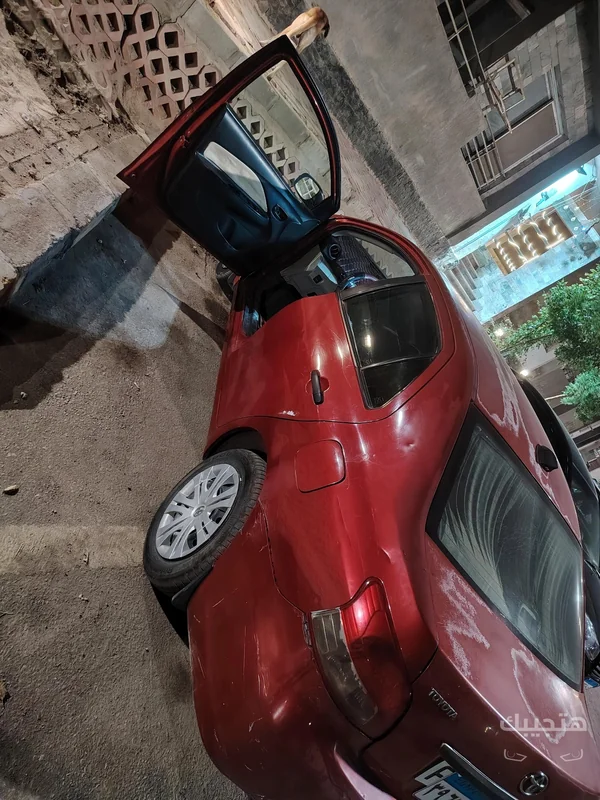 side, Rear and interior view of 2008 Toyota Yaris