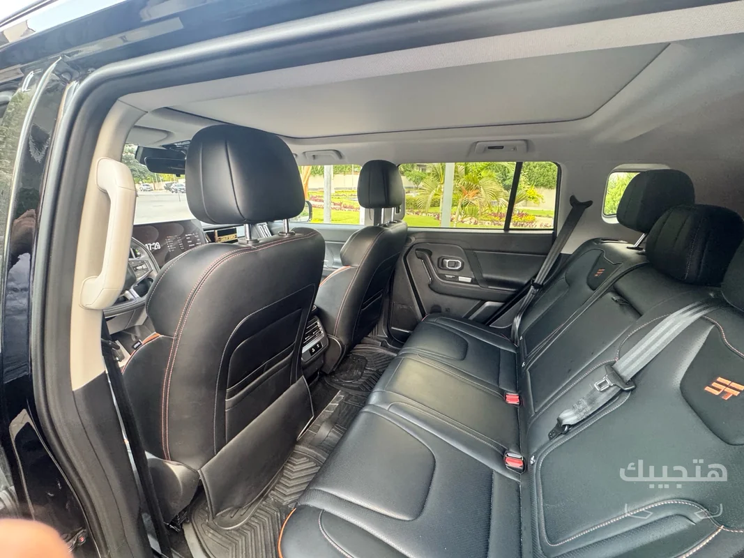 Interior view of 2025 Jetour T1