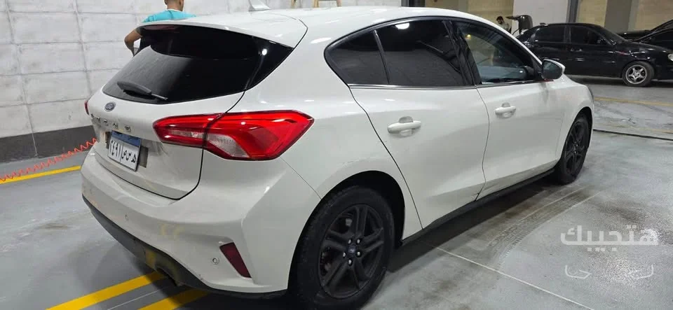 Rear and side view of 2021 Ford Focus