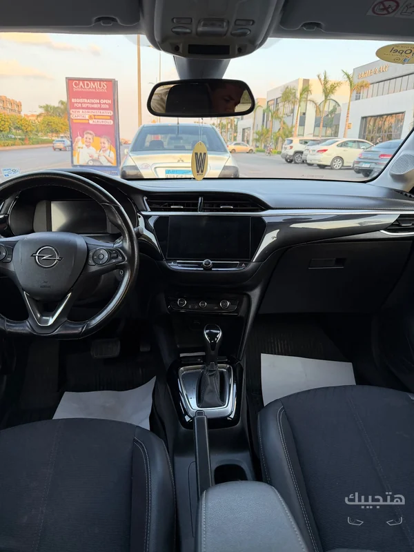 Interior view of 2022 Opel Corsa