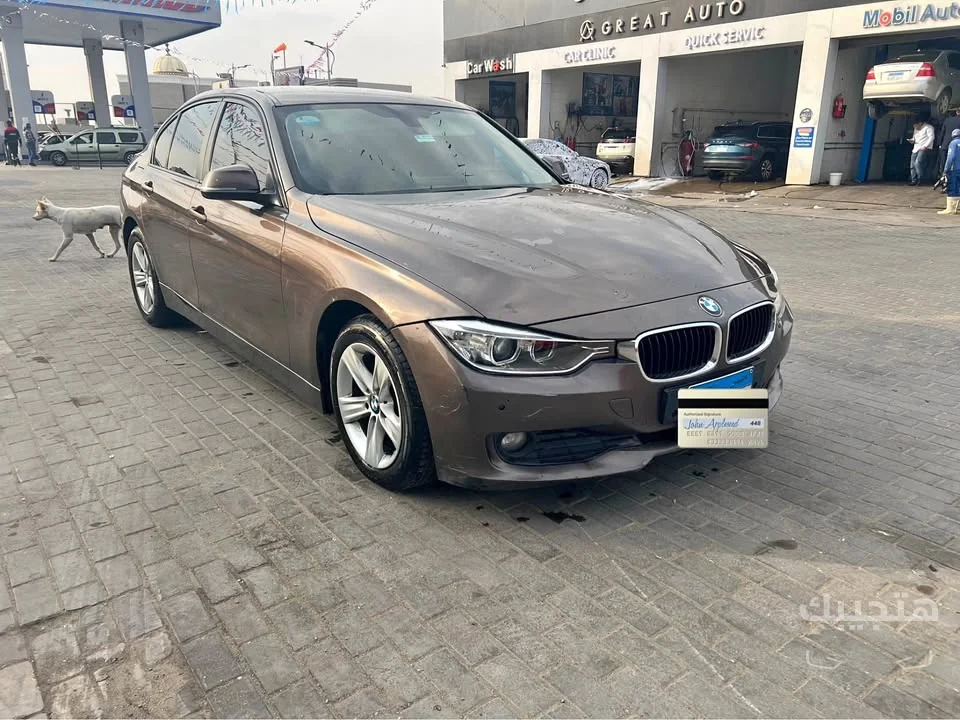 Front and side view of 2014 BMW 316i