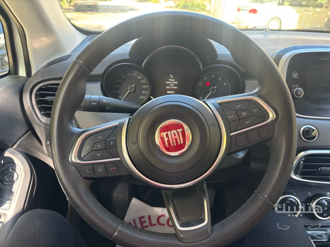 Interior view of 2021 Fiat 500X