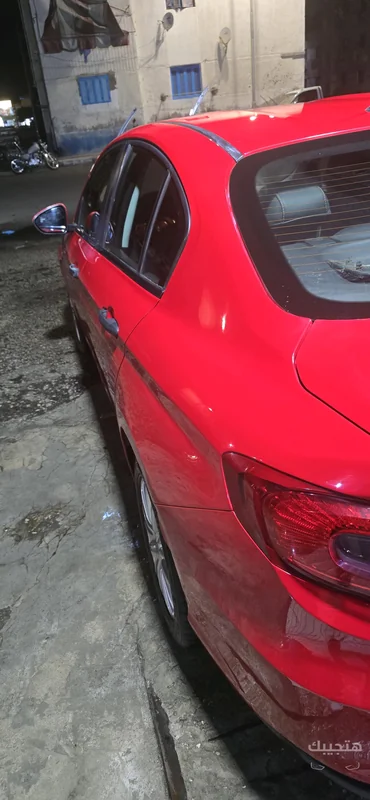 side and rear view of 2021 Fiat Tipo