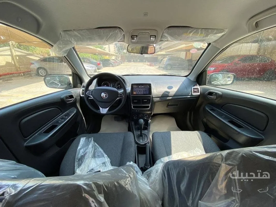 Interior and dashboard view of 2027 Proton Saga