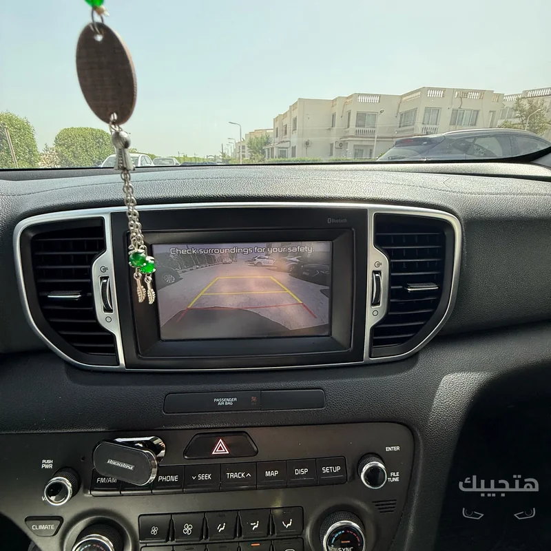 Interior view of 2018 Kia Sportage