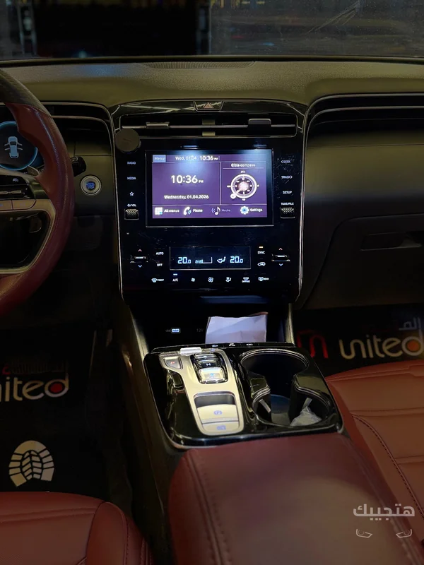 Interior view of 2022 Hyundai Tucson