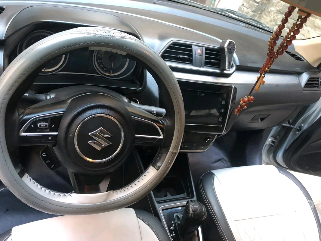 Interior view of 2024 Suzuki Dzire